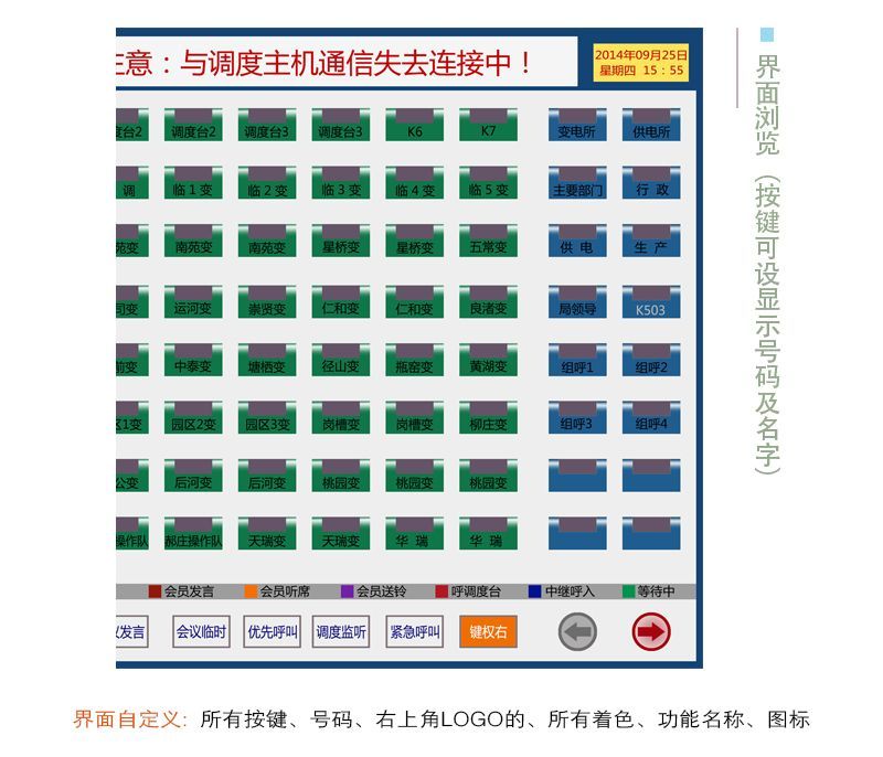 SPC22DD0 觸摸屏調度臺2